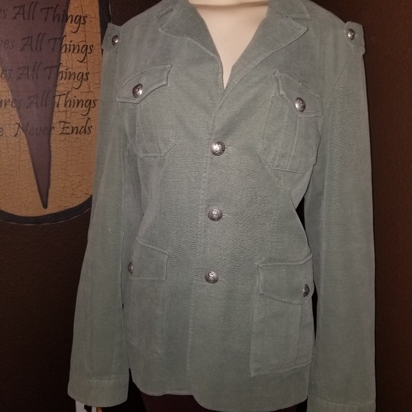 #38🎊3/10/23 @7:30pm cst 💚Sexy Green M Cloth Logic Coat - Picture 6 of 8